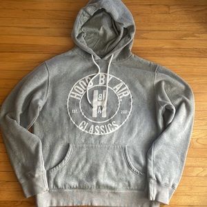 Hood By Air HBA Gray Pullover Hoodie Sweatshirt